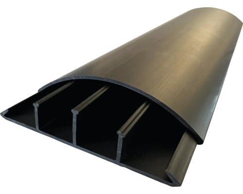 Kunststof kabelgeleidingskanaal in halfronde vorm