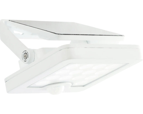 BRILLIANT Solar LED schijnwerper Luton met bewegingssensor wit