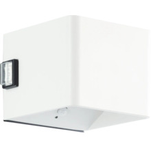 Witte buitenlamp met bewegingsmelder