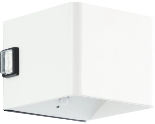 Witte buitenlamp met bewegingsmelder