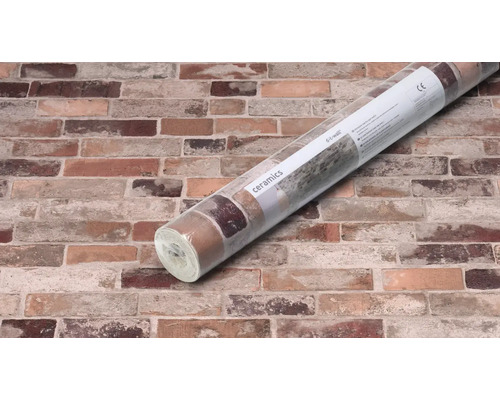 Rol behang met baksteenmotief