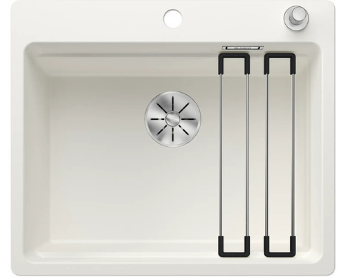 Spoelbak met afdruiprek en afvoergarnituur