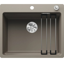 Spoelbak van silgraniet met afdruiprek