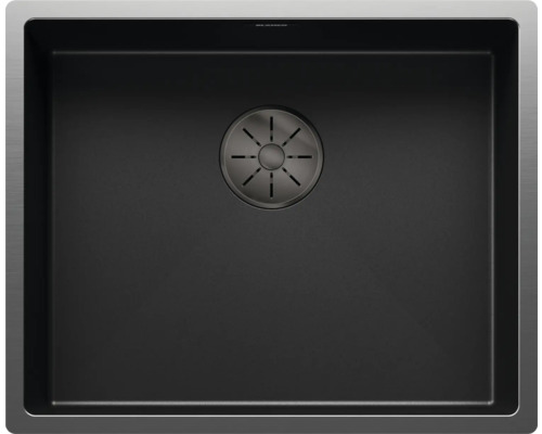 Spoelbak van graniet met afvoer