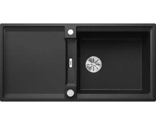 Spoelbak van silgraniet met twee spoelbakken