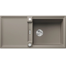 Blanco aanrechtbak van composietmateriaal met afdruiprek