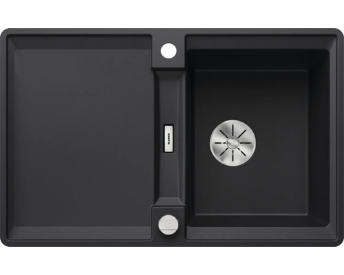 BLANCO Spoelbak Adira 45 S-F zwart 49x77 cm Spoelbak met afdruiprek