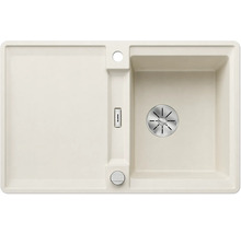 Spoelbak van graniet met afdruiprek en zeefkorfventiel