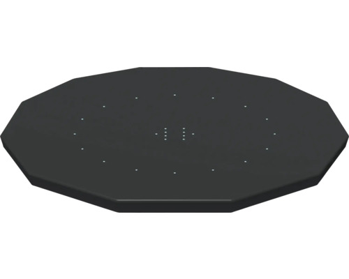 Achtkantige grillplaat met gaten