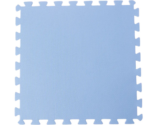 Blauwe schuimpuzzelmat