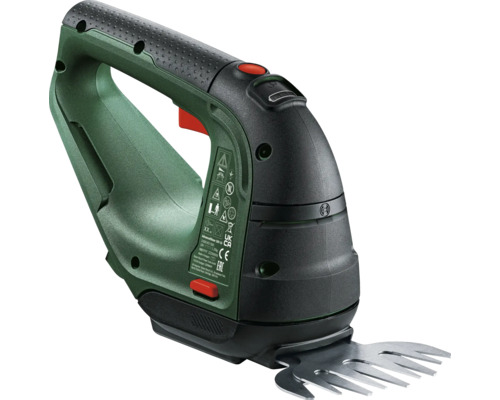 Accu grasschaar voor het snoeien van de tuin