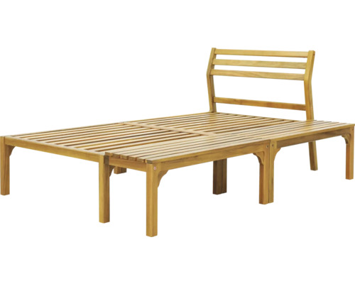 Houten tuinbank met rugleuning