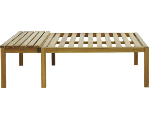 Teakhouten tuinmeubelen met lattenbodem