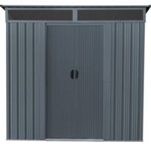 Metalen tuinhuis met dubbele deur voor tuingereedschap opslag