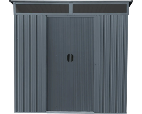 Metalen tuinhuis met dubbele deur voor tuingereedschap opslag