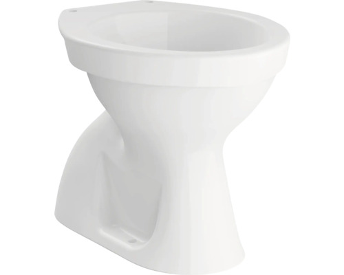 VITRA Staand toilet met spoelrand verticale afvoer wit