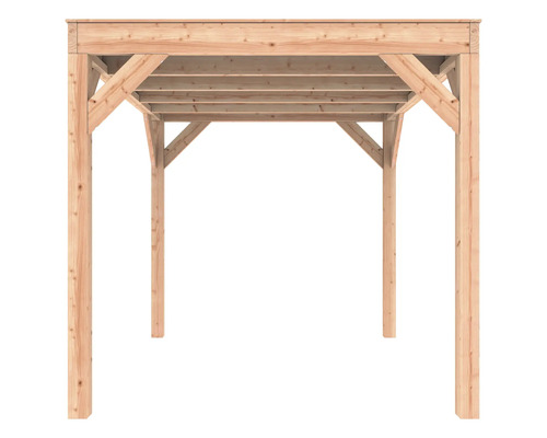 Houten paviljoenconstructie