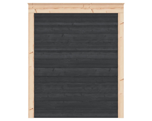 Houten schuttingelement met frame