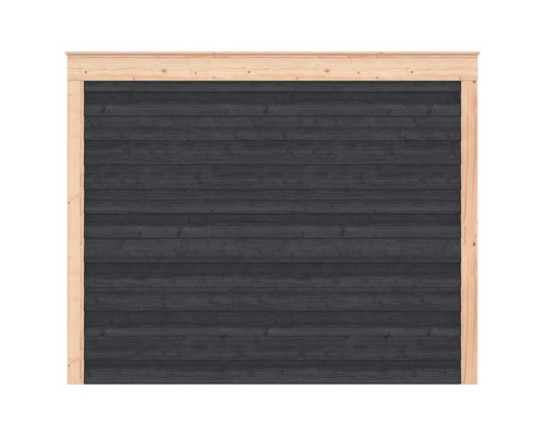 Houten gevelbekleding met frame