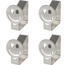 Tafelklemmen Smiley 4 stuks