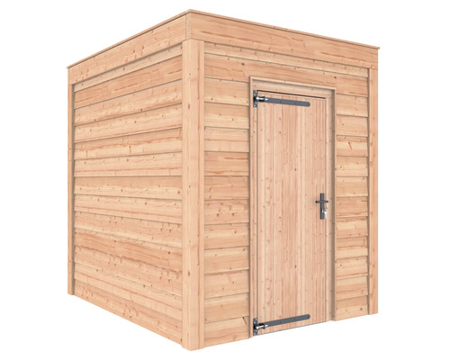 Houten tuinhuis met deur