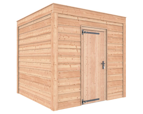 Houten tuinhuis met deur