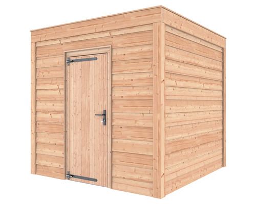 Houten tuinhuis met deur