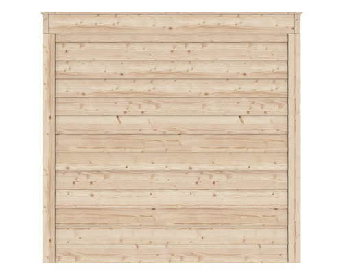 Houten schuttingelement met horizontale planken