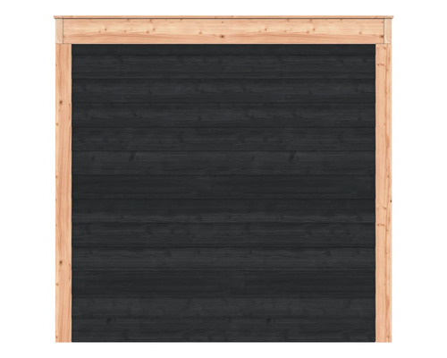 Houten wandelement met frame