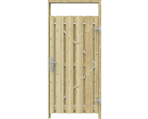 OUTDOOR LIFE Poort pakket compleet grenen 90x211 cm