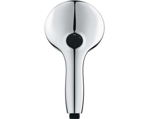 Metalen handdouche met verschillende straalsoorten