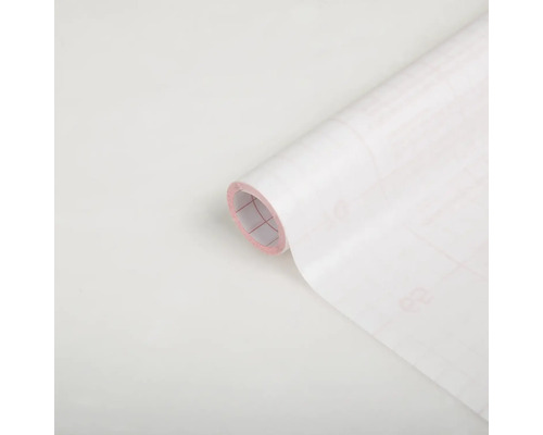 Rol transparante meubelfolie met rasterlijnen