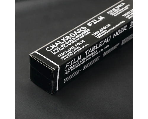 Schoolbordfolie met drie stuks krijt