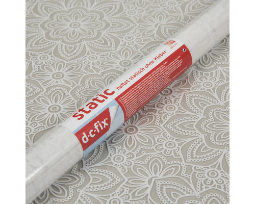 Rol statische raamfolie van d-c-fix met bloemmotief