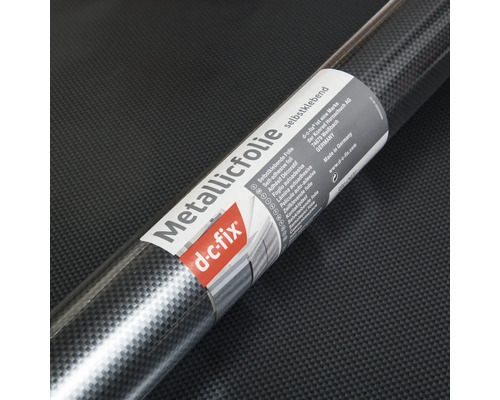 Rol zelfklevende metallic folie met d-c-fix logo