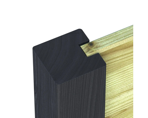 Detailaanzicht van een houten verbinding met een pen