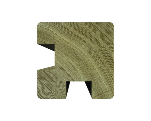 Houten profiel met speciale vorm