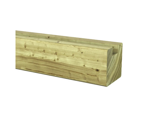 OUTDOOR LIFE Sleufpaal eind grenen 8,8x8,8x270 cm Houten balk met uitsparing