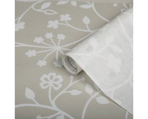 D-C-FIX Raamfolie statisch Tord transparant 90x150 cm Rol decoratiefolie met bloemmotief