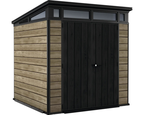 Tuinhuis met dubbele deur en ramen