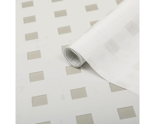 Rol meubelfolie met vierkantpatroon