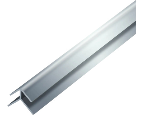 Buitenhoekprofiel kunststof aluminium voor paneeldikte van 4 mm, 2600 mm