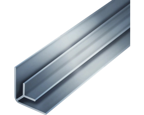 Binnenhoekprofiel kunststof aluminium voor paneeldikte van 4 mm, 2600 mm