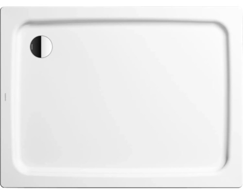 KALDEWEI Douchebak Duschplan Invisible Grip alpinwit 70x90x6,5 cm Rechthoekige douchebak van sanitairacryl met afvoergarnituur