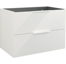 JUNGBORN Wastafelonderkast QUATTRO met greep 55x80x46 cm wit