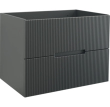 JUNGBORN Wastafelonderkast SEDICI 57x80x50 cm zwart