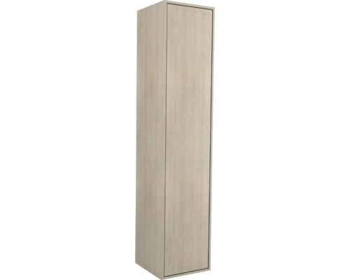 JUNGBORN Hoge badkamerkast NOVE 160x35x35 cm tabak eiken