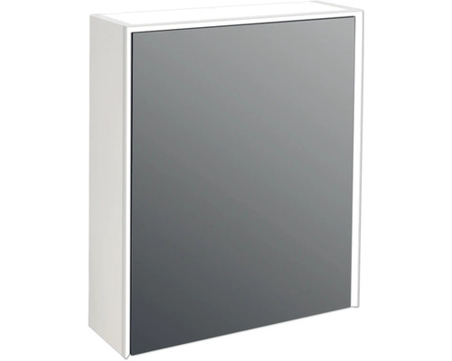 JUNGBORN Spiegelkast Quattro, Sedici, Nove met LED-verlichting 70x60x20 cm wit mat