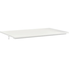 Witte wandplank met houder