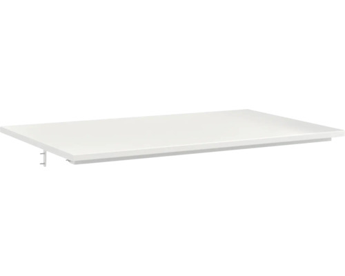 Witte wandplank met houder